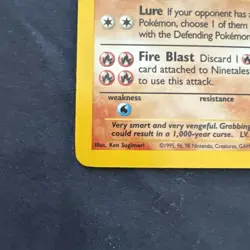 Ninetales 12/102 Holo Rare Pokemon 1999 Unlimited Base Set - Image 5