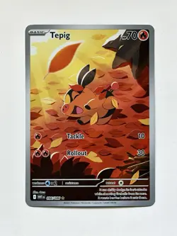 Pokemon TCG - Tepig 096/086 Illustration Rare White Flare English - Image 2