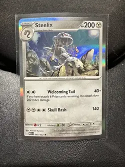 Pokemon Mega Evolution - 093/132 Steelix Holo Near Mint - Image 1