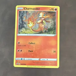 Pokemon TCG Charmander SWSH092 Promo Holo 70HP Basic SWSH Sword & Shield 2021 - Image 1