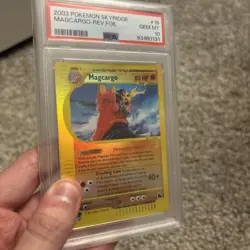 Pokemon Magcargo Skyridge E Reader English Reverse Holo Rare #18 PSA 10 LOW POP - Image 3
