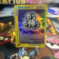 Pokemon TCG Boost Energy English Aquapolis Set eSeries 145/147 Reverse Holo - Image 1