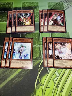 Yugioh! Hand trap staples! 3x Droll 3x Ghost ogre 3x Effect veiler and 3x Ash - Image 1