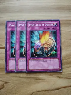 Yu-Gi-Oh! - Pyro Clock Of Destiny 3X - Full Playset - Image 1