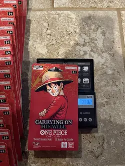 One Piece OP-13 CARRYING ON HIS WILL Sleeved Booster Pack Heavy 37.92G🔥 - Image 1