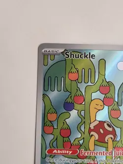 Pokemon Shuckle 136/132 Mega Evolution Full Art Holo Rare TCG Card - Image 4
