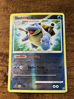 Pokemon TCG Blastoise Reverse Holo Rare Card 2/132 Secret Wonders - Image 1