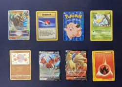 Lot of 8 Random Pokemon Cards - Image 1