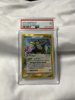 Near Mint Blastoise EX Crystal Guardians Holo Rare Card 2/100 Delta Species - Image 1