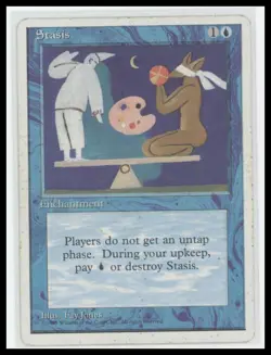 Stasis - 4th Edition | MTG Blue Enchantment | Vintage Magic Card - Image 1