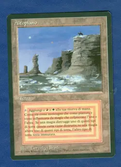 PLATEAU Dual Land 1994 Revised FBB Italian MTG Unplayed Near Mint - Image 1