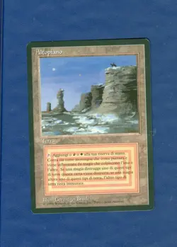 PLATEAU Dual Land 1994 Revised FBB Italian MTG Unplayed Near Mint - Image 4