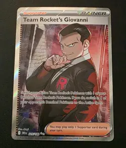 Pokemon TCG Team Rockets Giovanni Destined Rivals Card 225/182 - Near Mint - Image 1