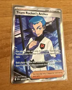 Team Rockets Archer 223/182 Destined Rivals English Pokemon TCG NM - Image 1