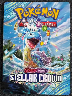 Stellar Crown Placeholder Trainer Tips Lapras Pokemon Card NM - Image 1