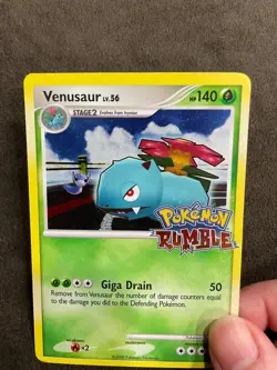 Venusaur 1/16 Pokemon Rumble Set Holo Stamped Pokemon TCG 2009 English LP - Image 2