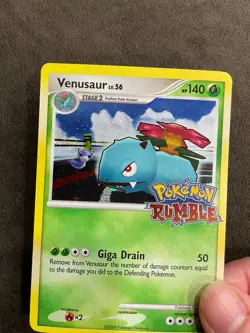 Venusaur 1/16 Pokemon Rumble Set Holo Stamped Pokemon TCG 2009 English LP - Image 5
