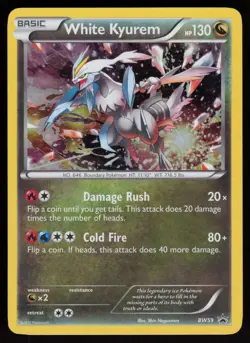 White Kyurem BW59 Promo BW Black Star Promos Pokemon - Image 1