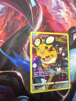 Pokemon TCG Dedenne Brilliant Stars Full Art Ultra Rare Holo Card TG07/TG30 - Image 1