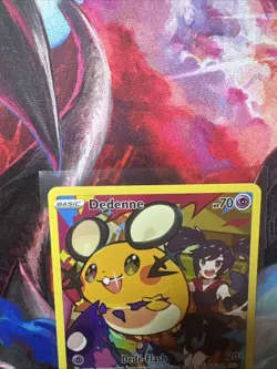 Pokemon TCG Dedenne Brilliant Stars Full Art Ultra Rare Holo Card TG07/TG30 - Image 2