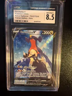 2022 Pokemon Garchomp V TG23/TG30 Astral Radiance Holo CGC 8.5 - Image 1
