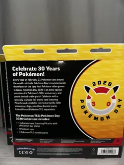 2026 Pokemon Day Collection - 30th Anniversary Promo - IN HAND - Image 3