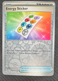 ENERGY STICKER 159/165 UC 151 POKEMON REVERSE HOLO NM - Image 1