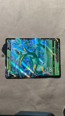 Serperior V 007/195 Ultra Rare 2022 Pokemon Silver Tempest NM 007/195 - Image 5