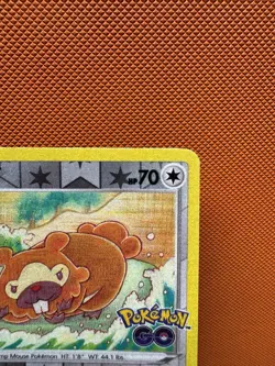 Pokemon Bidoof (Peelable Ditto) 059/078 Pokemon GO Common NM 1807 - Image 3