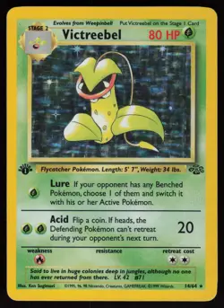 Victreebel 14/64 Rare Jungle Holo 1st Edition Pokemon - Image 1
