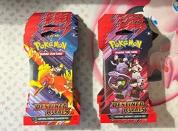 10x Pokemon TCG Destined Rivals Sleeved Booster Pack Lot - Sealed Authentic New - Image 1
