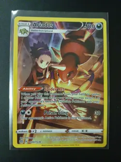 Pokemon Pikachu TG05/TG30 Full Art and Ariados TG09/TG30 Full Art X2 Card Bundle - Image 4