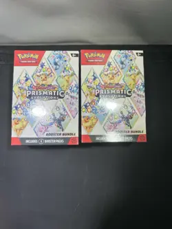 Pokemon TCG Scarlet & Violet Prismatic Evolutions Booster Bundles Factory Sealed - Image 1