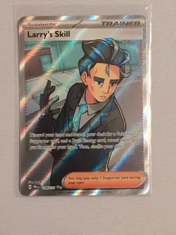 Larry's Skill #139/131 Pokemon Prismatic Evolutions Full Art Ultra Rare NM - Image 1