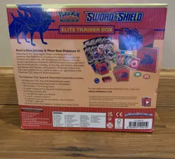 Pokemon Zacian Sword and Shield ETB Elite Trainer Box Factory Sealed 820650104459 - Image 2