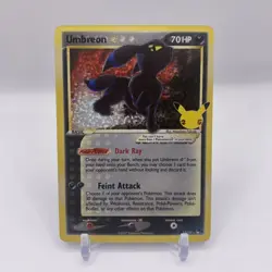 Umbreon Gold Star Celebrations Classic Collection 17/17 Pokemon TCG - Image 1