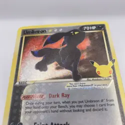 Umbreon Gold Star Celebrations Classic Collection 17/17 Pokemon TCG - Image 5