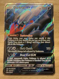DARKRAI GX (Full Art) #139/147 Sm-Burning Shadows Holo - Pokemon TCG - Image 1