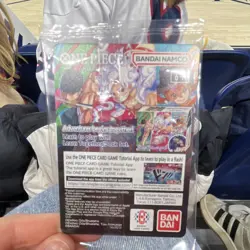 Bandai One Piece CCG Monkey.D.Luffy Leader US Voyage Promo Holo Card 2026 - Image 2