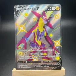 Toxtricity V SV112/SV122 - Pokemon Shining Fates Shiny Vault Card - NM - Image 1