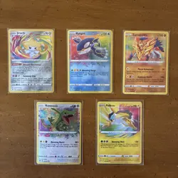 Lot of 5 Amazing Rare Pokemon Cards NM - Image 1