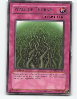 Wall of Thorns #CRMS-EN079 Rare 1st Edition Yugioh Card - Image 1