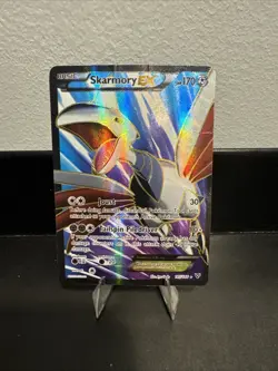 Pokemon TCG Skarmory EX Full Art Rare Card 145/146 XY Base set READ DESCRIPTION - Image 1