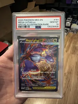 Pokemon TCG Mega Latias EX Sir 181/132 Holo Card Mega Evolution Series PSA 10 - Image 1