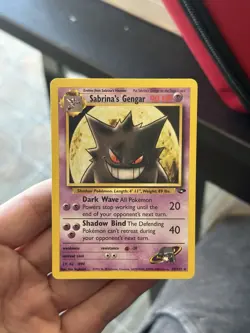 Pokemon TCG Sabrina's Gengar Gym Challenge 29/132 Non-Holo Rare Card NM - Image 1