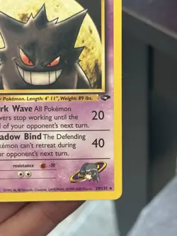 Pokemon TCG Sabrina's Gengar Gym Challenge 29/132 Non-Holo Rare Card NM - Image 3