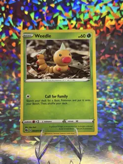 Weedle 002/073 Champions Path Common Regular Pokemon Card - Image 1