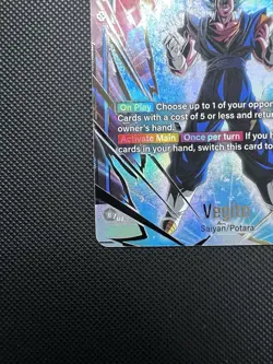Dragon Ball Fusion World Vegito Secret Rare Card Alt Art FB02-139 - Image 4