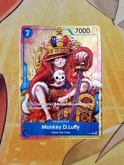 Monkey.D.Luffy (2nd Anniversary Stamped Promo) P-043 - One Piece Promotion Cards - Image 1