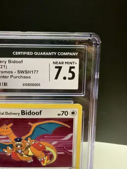 Special Delivery Bidoof - SWSH: Sword & Shield Promo Cards (SWSD) CGC 7.5 - Image 3